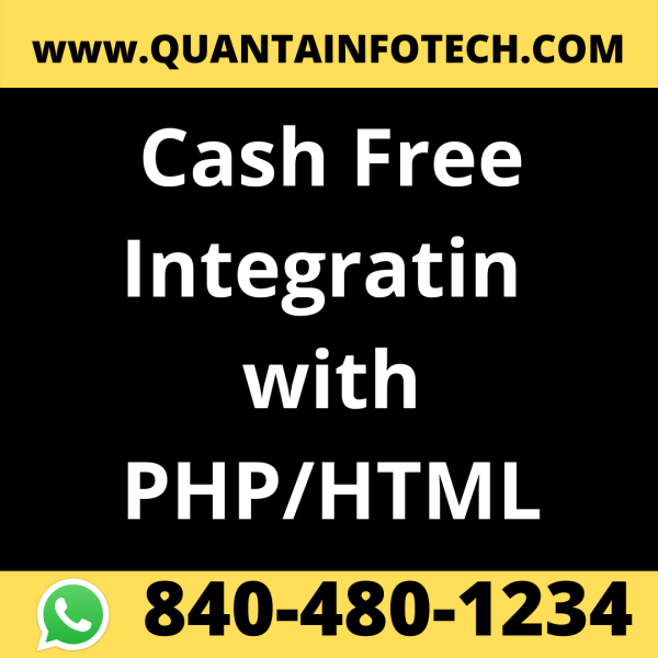 Cash Free Payment Gateway Integration with PHP