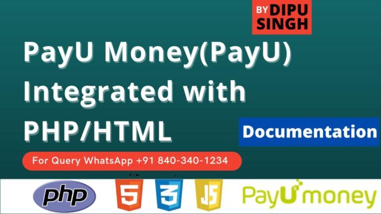 How to integrate PayU (PayU Money) with PHP [Documentation]