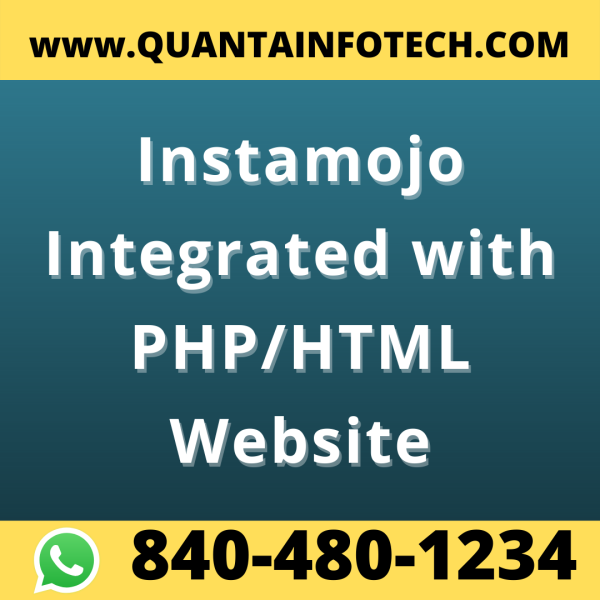 Integrate PHP Website with Instamojo Payment Gateway