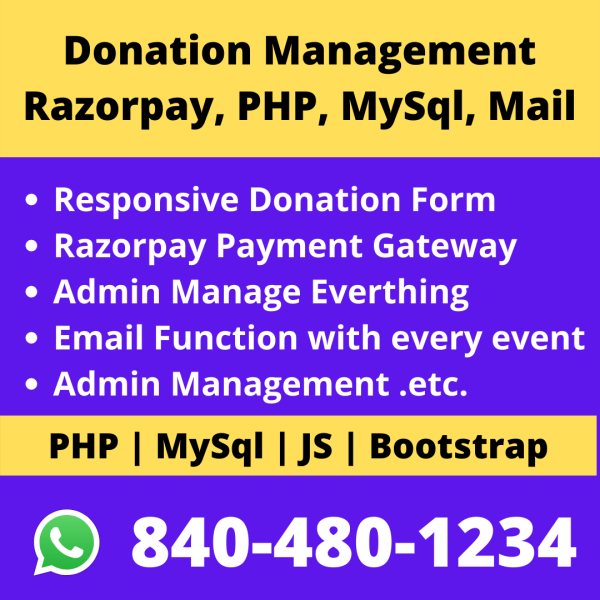 Donation Management System